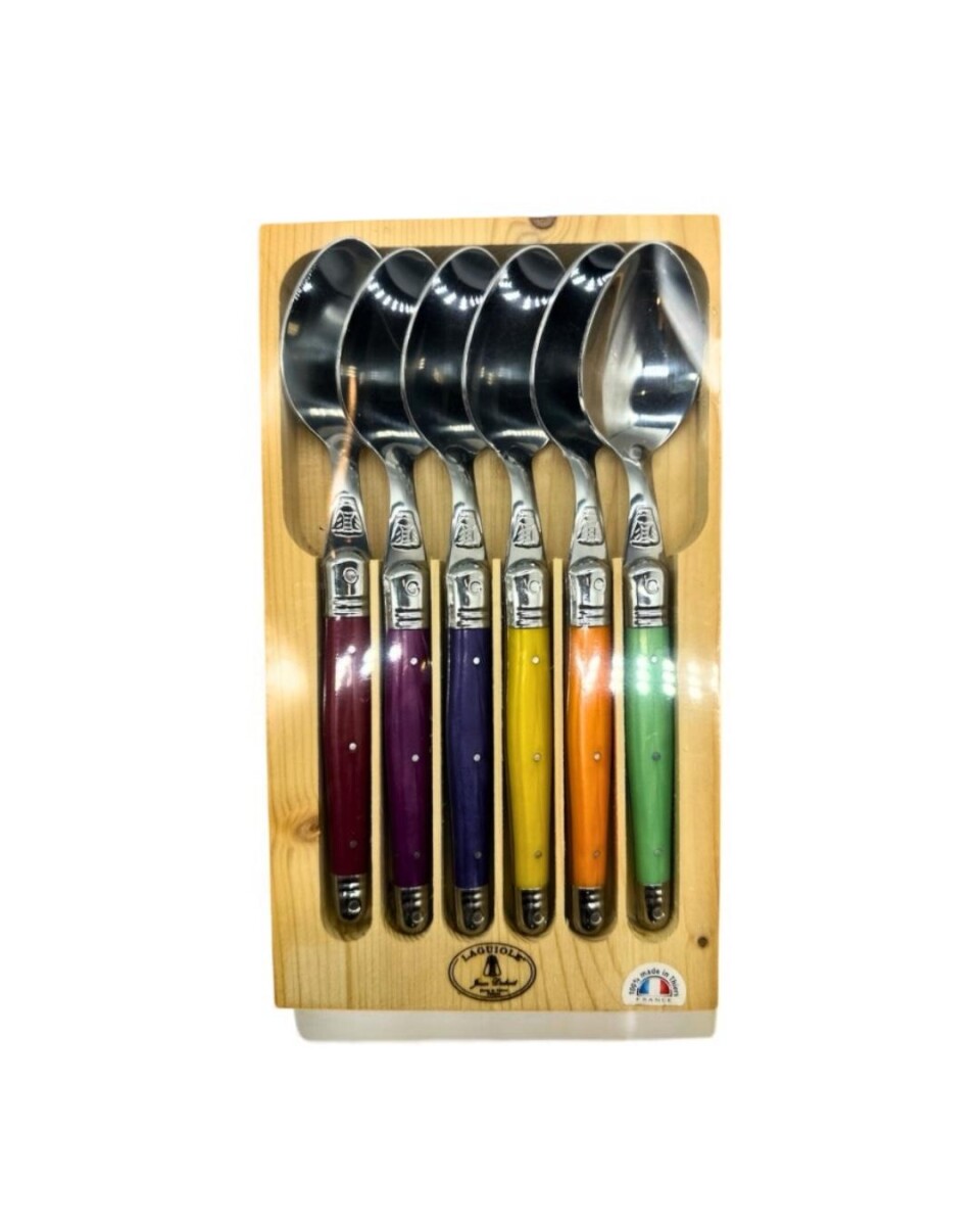 Set Cucharas Laguiole x6 - Multicolor 