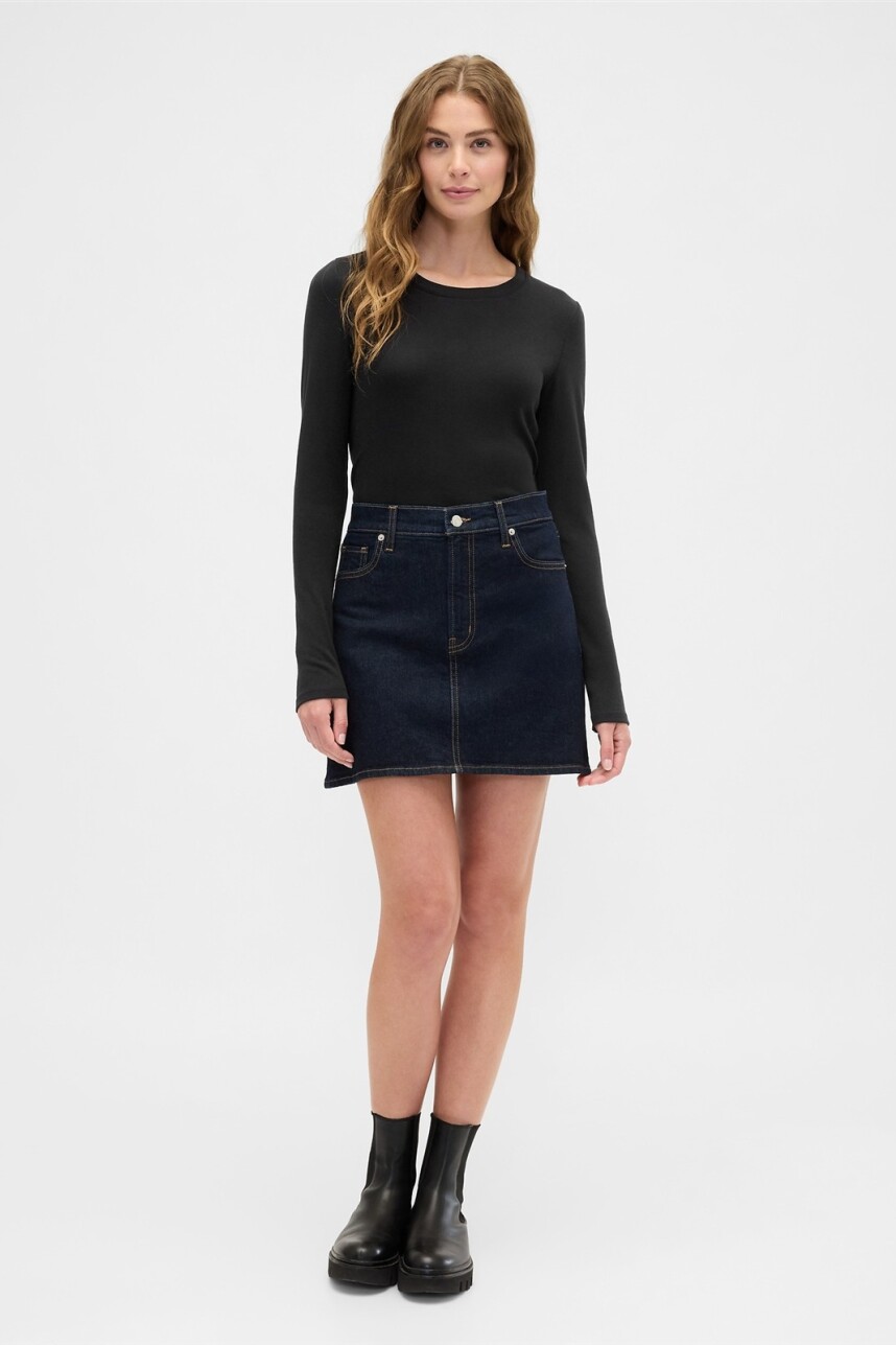 Remera Manga Larga Mujer Black 1