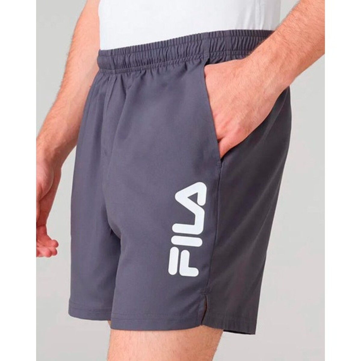 Shorts para Hombre Fila Train 5 Gris Oscuro - M 