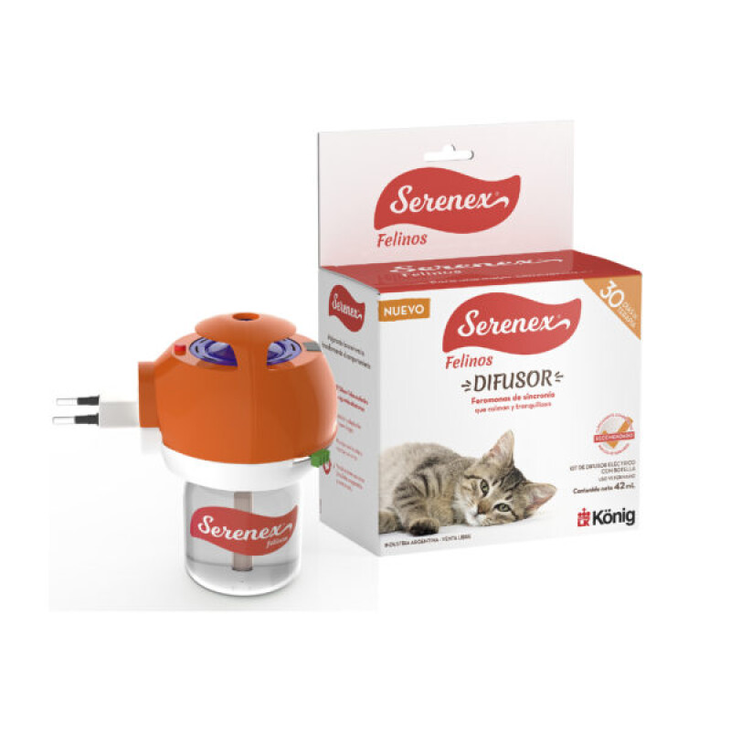 Serenex kit difusor felino + repuesto Serenex kit difusor felino + repuesto