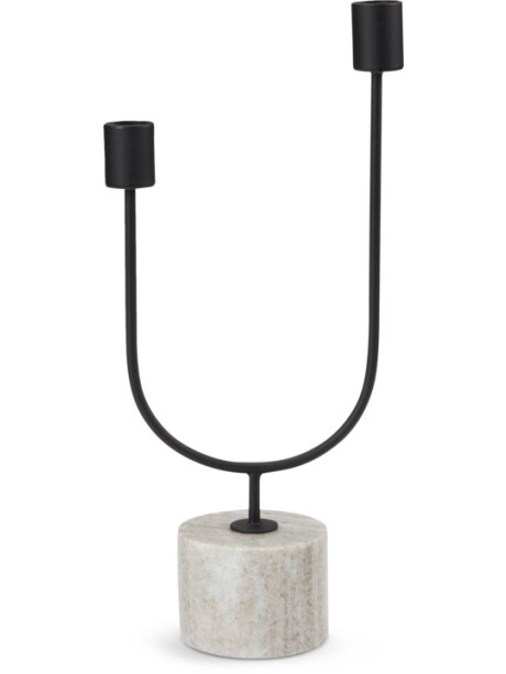 Candelabro KURT 15x7x33 cm negro Candelabro KURT 15x7x33 cm negro