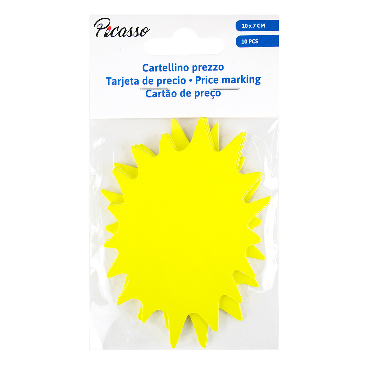 ETIQUETA PRECIO FLUO X10PCS 