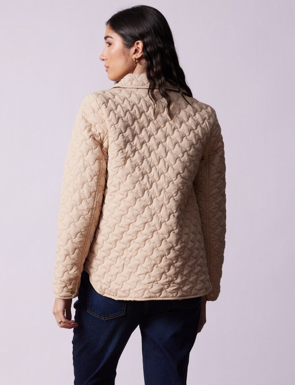 Campera Capitoneada BEIGE