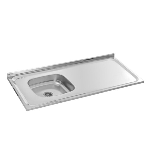 Mesada Acero Inox 1.20 Izquierda Mesada Acero Inox 1.20 Izquierda