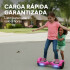 Skate Electrico Hoverboard Gogreen Musica Bt Luces Patineta Diseño Violeta