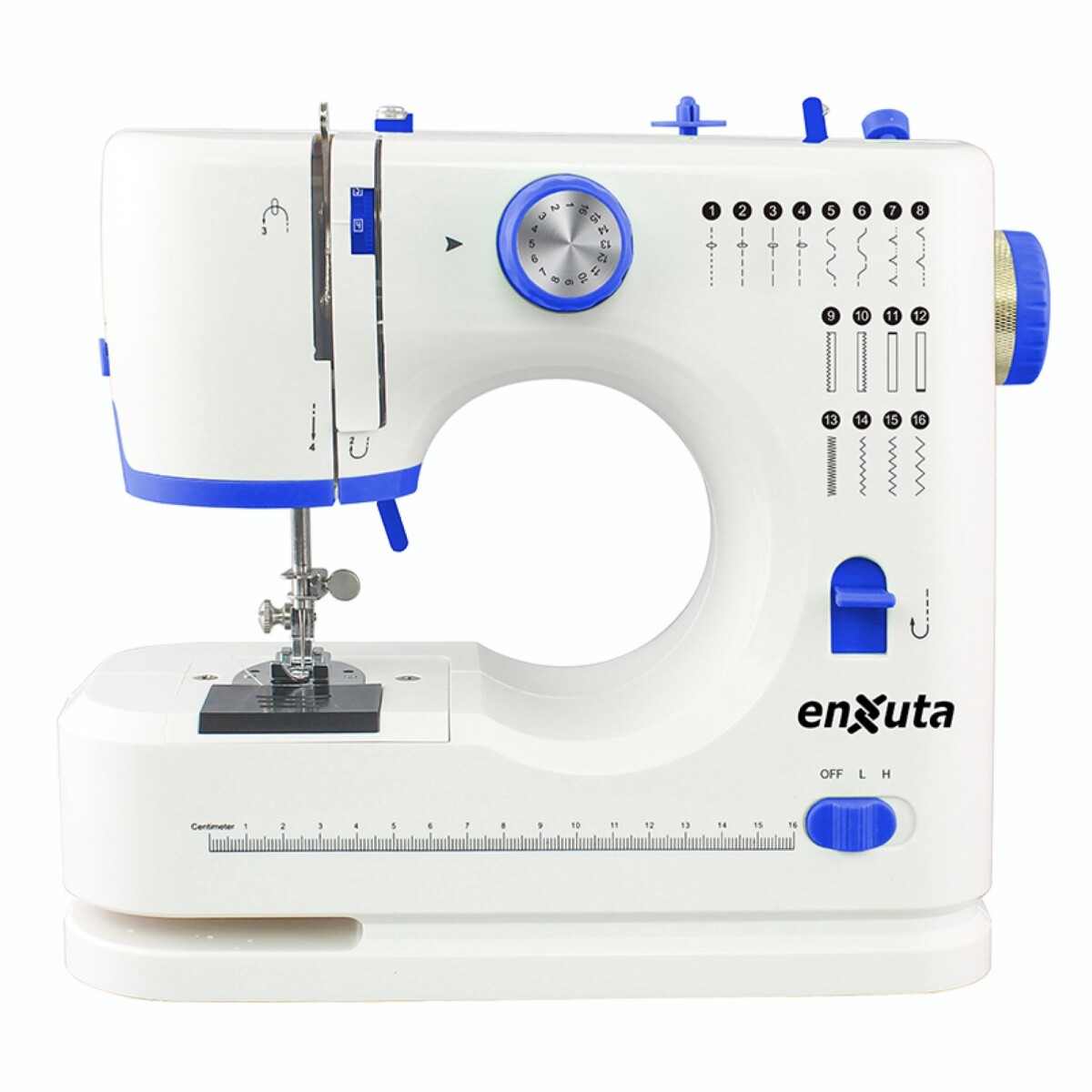 Máquina De Coser ENXUTA MCENX3716 16 Patrones De Puntadas 