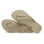 Sandalias Havaianas Slim Mujer Gris Arena/Dorado Claro