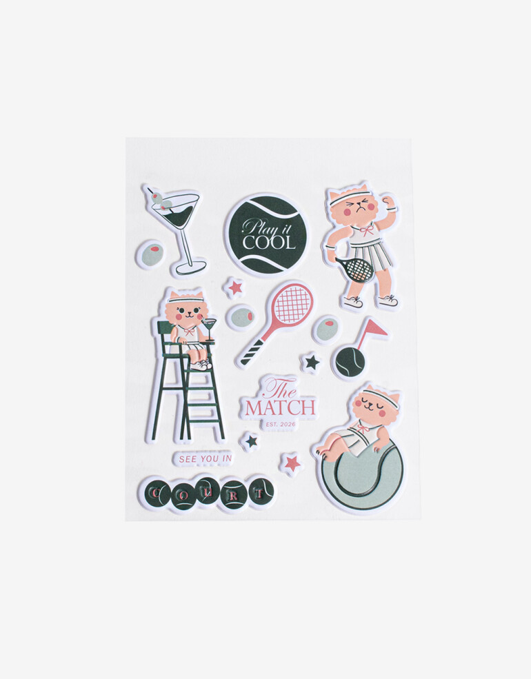 Rega Varios Set De Stickers Relieve - Combinacion Tricolor