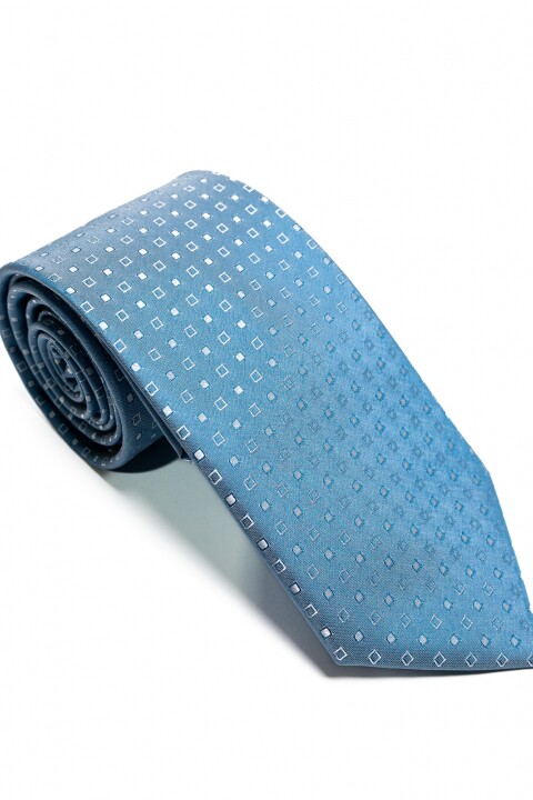Corbata 8 cm CELESTE