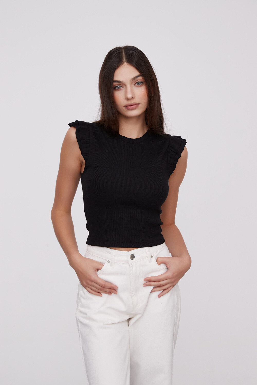 Musculosa Lanah Negro