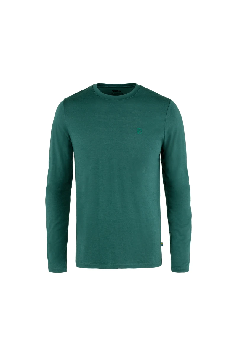 Abisko Wool LS M Arctic Green