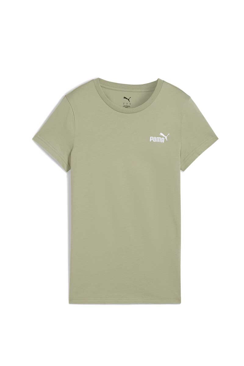REMERA PUMA DAMA LOGO TEE Verde-seco