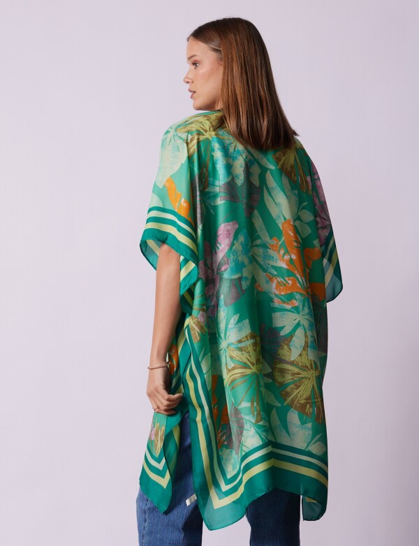 Kimono Flores VERDE/MULTI