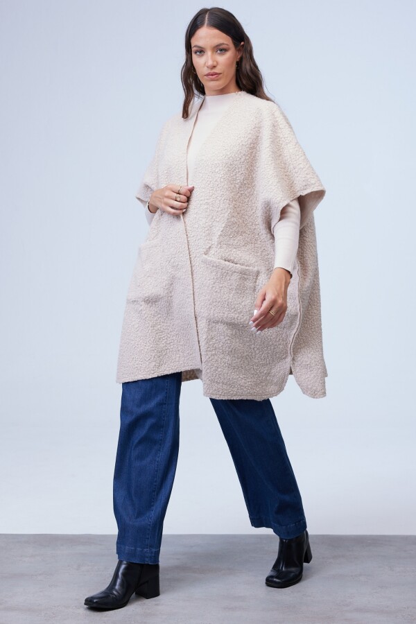 Kimono Bolsillos BEIGE