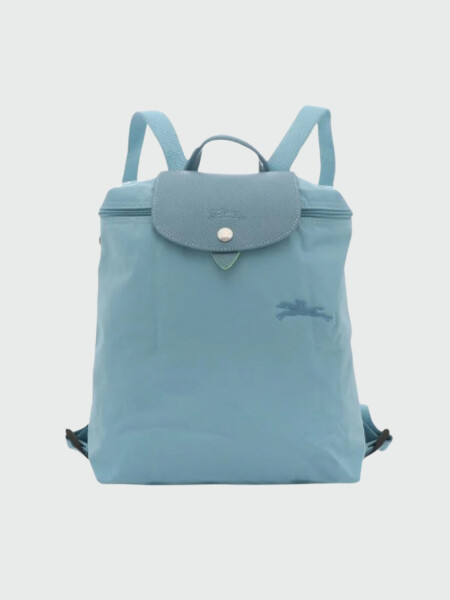 Longchamp - Le Pliage Green M BackPack Celeste
