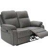 Sillon Recliner Apollo 2 Cuerpos Marrion Gris
