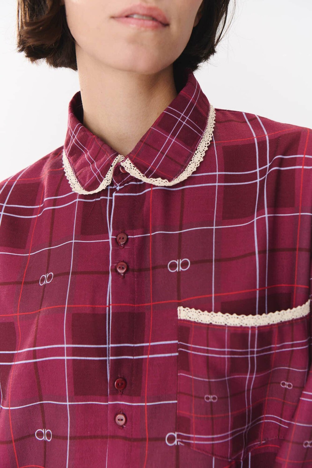 Camisa Court Bordó