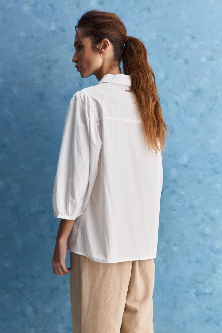 CAMISA ALONDRA SOLID Crudo