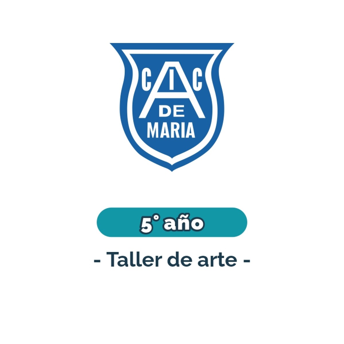 Lista de materiales - Primaria 5° año taller de arte Adoratrices 