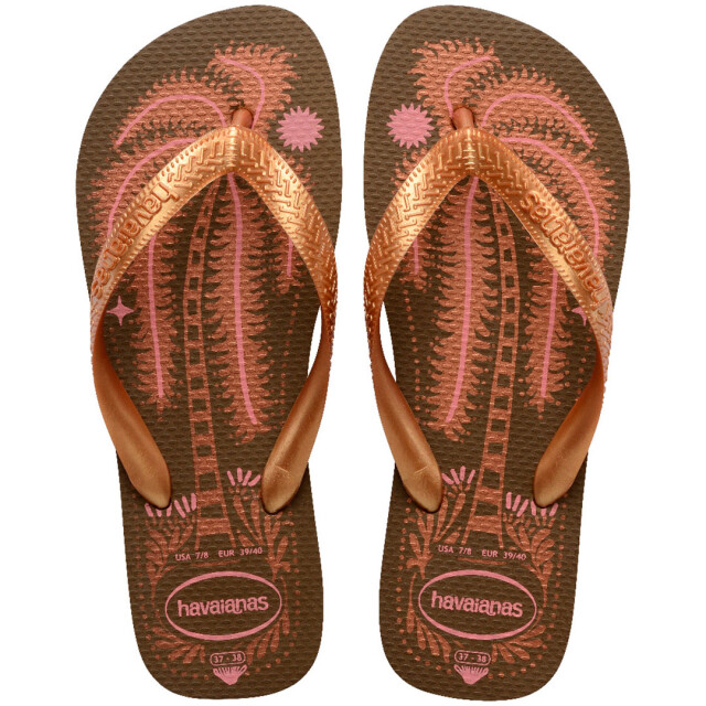 Sandalias de Mujer Havaianas Top Summer Vibes Marrón