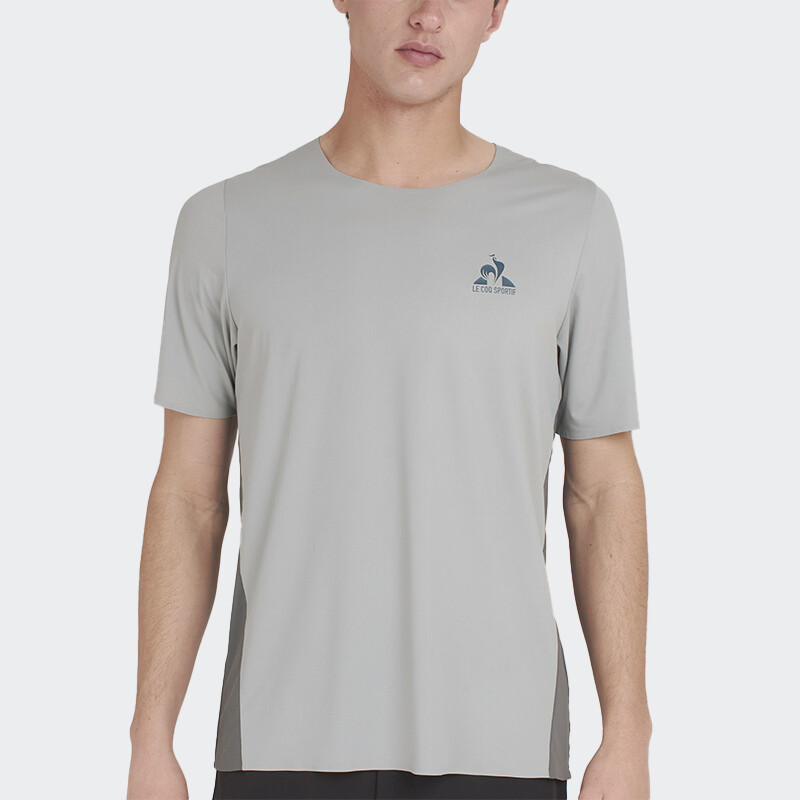 Remera Le Coq Sportif Training Pro Gris