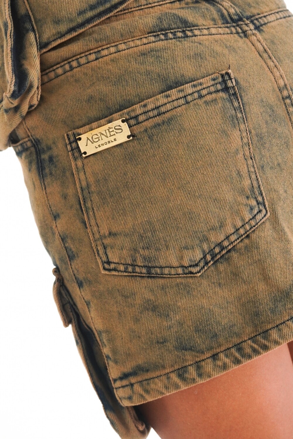 Smoky Mini Skirt óxido