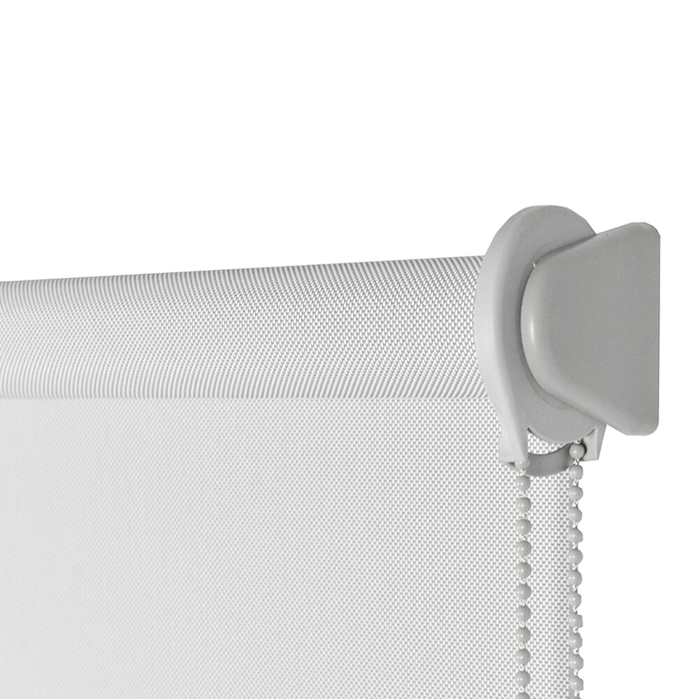 Cortina Screen Pvc Roller Tela Microperforada 1.00x2.00m Blanco