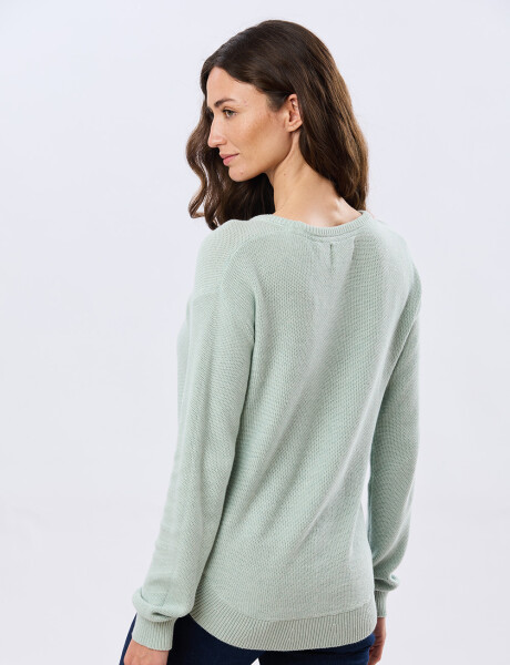 BUZO LISO TEJIDO Verde