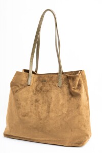Travel Bag Gamuza Vegana Oliva