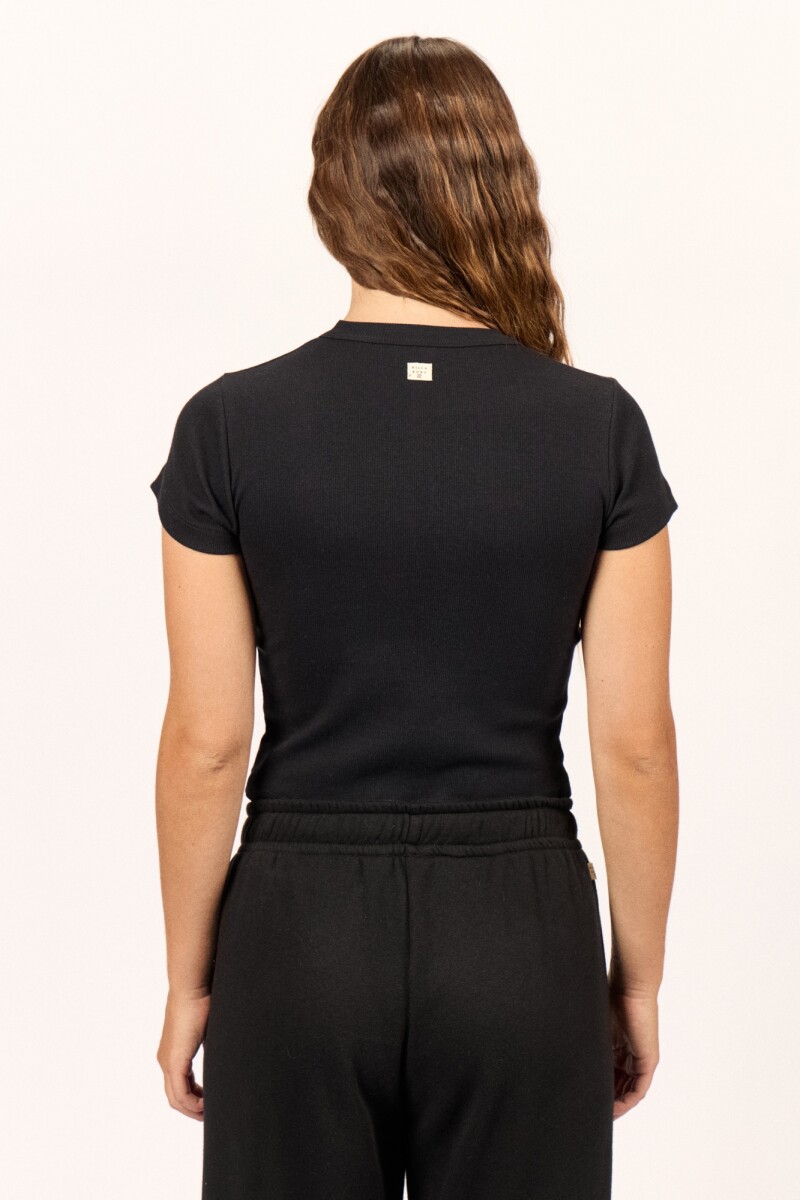 REMERA SUN DAY BABY TEE J-negro