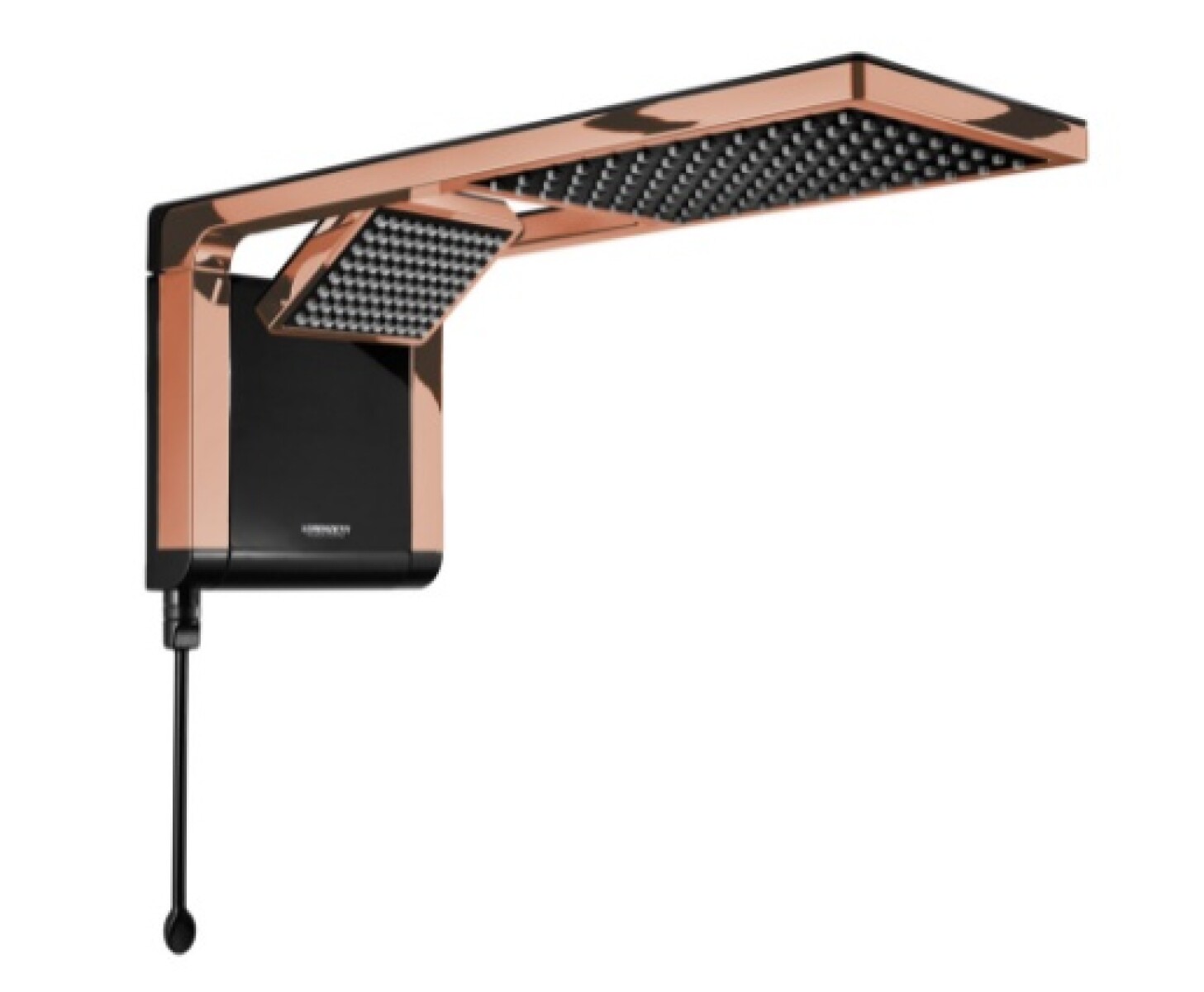 DUCHA AQCUA DUO BLACK ROSE GOLD 220V 6800W 