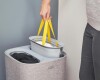 Cesto para ropa Tota 60L con separación – 2 compartimentos Gris