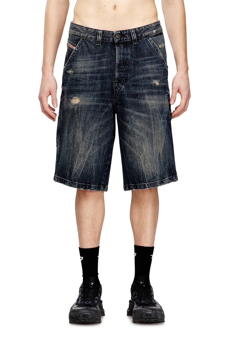 Short Para Hombre D-Livery-W-Short Short - Azul Oscuro 