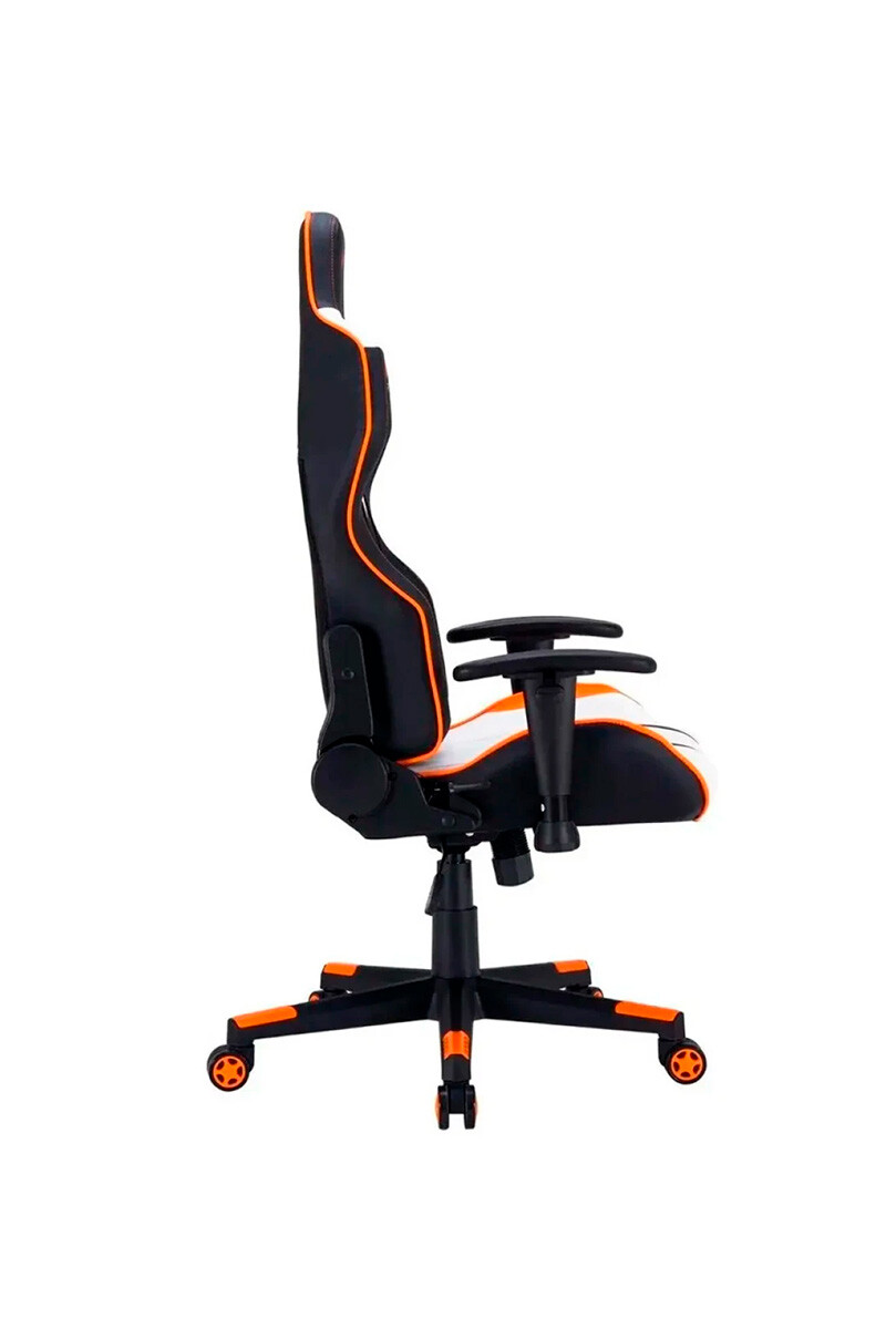 Silla Gamer Meetion Blanco Negro y Naranja Escritorio E-Sport Setup MT-CHR15 Silla Gamer Meetion Blanco Negro y Naranja Escritorio E-Sport Setup MT-CHR15