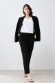 Pantalón slim sastrero negro