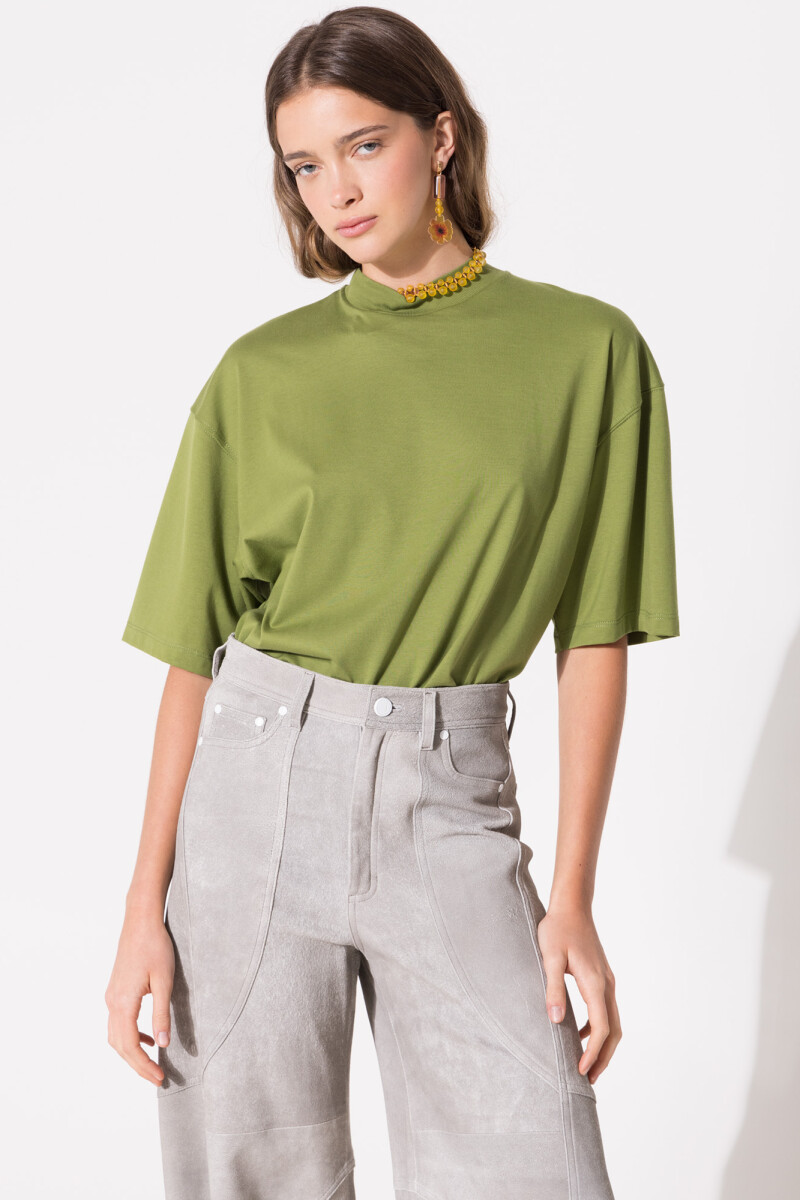 REMERA MORA Verde