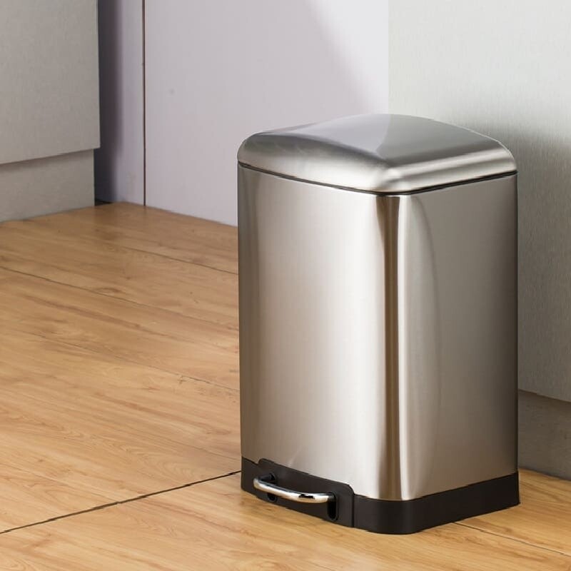 Tacho cesto de basura acero inoxidable 12L Tacho cesto de basura acero inoxidable 12L