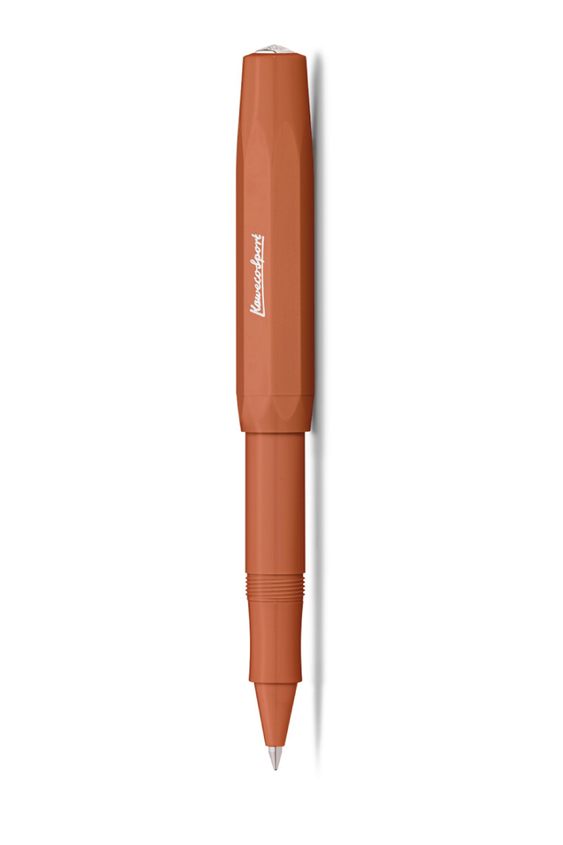 KAWECO SKYLINE SPORT GEL ROLLER FOX / NARANJA OSCURO CON TAPA DE ROSCA 