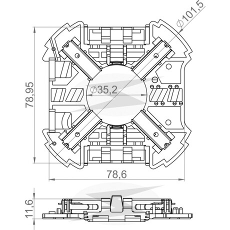 PORTA CARBONES - SISTEMA ENFRIAMIENTO RENAULT PEUG GM FIAT FORD UNIFAP PORTA CARBONES - SISTEMA ENFRIAMIENTO RENAULT PEUG GM FIAT FORD UNIFAP