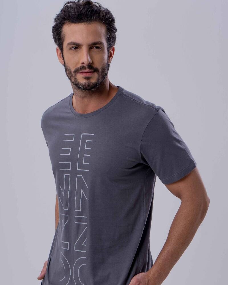 Remera manga corta Gris oscuro