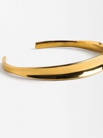 Pulsera Rígida Lisa - Acero Inoxidable dorado