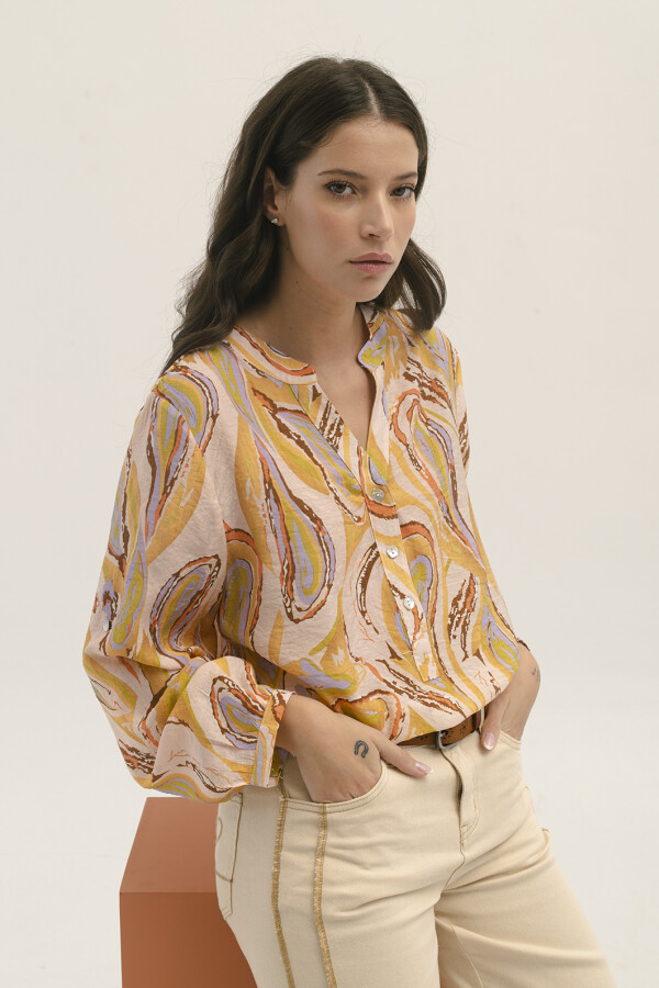CAMISA JULIA SUNSET MAIZ