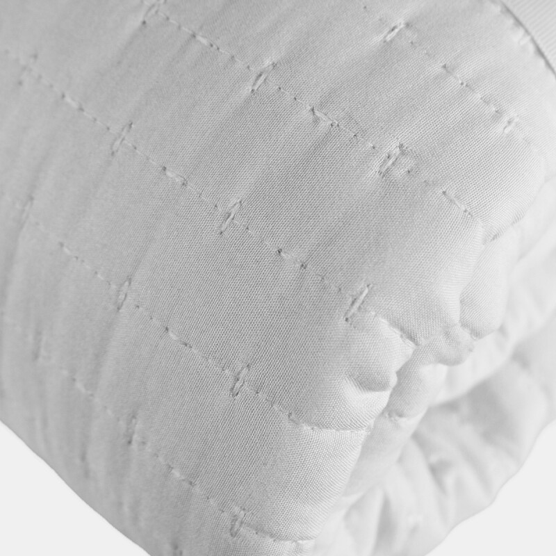 JGO CUBRE CAMA BLANCO FULL/QUEEN 224X224CM 3PZAS Unica