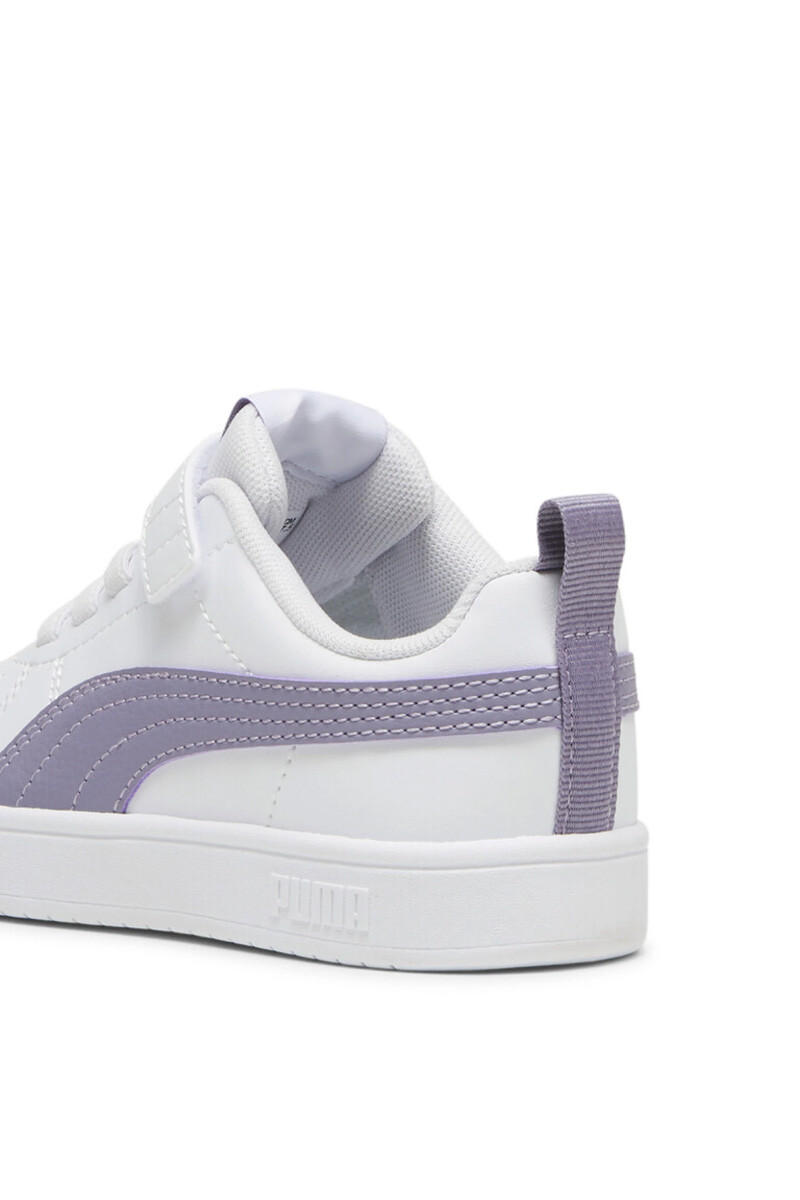 Champion Puma niño Rickie con velcro AC + PS Violeta