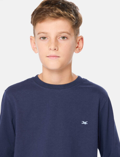 REMERA LISA Azul