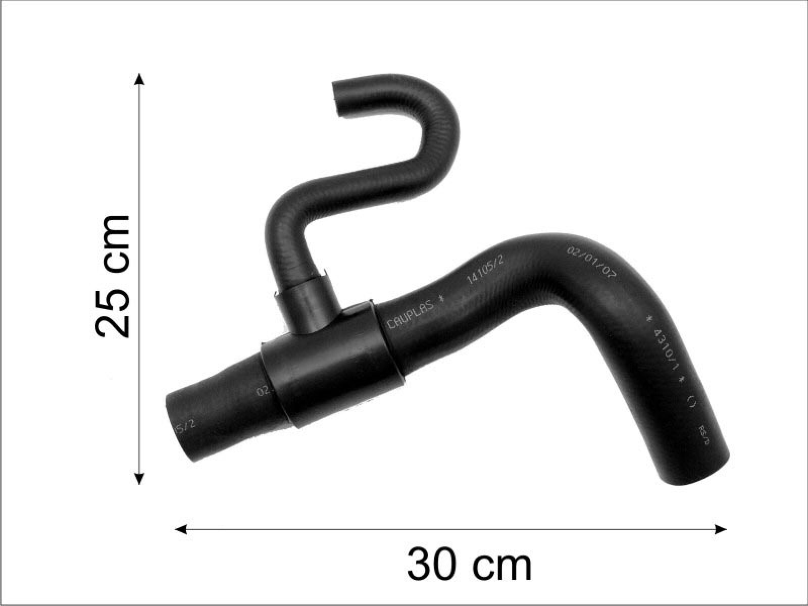 CAÑO VOLKSWAGEN RADIADOR SUPERIOR GOL SAVEIRO III 1.9SD (4310) - 