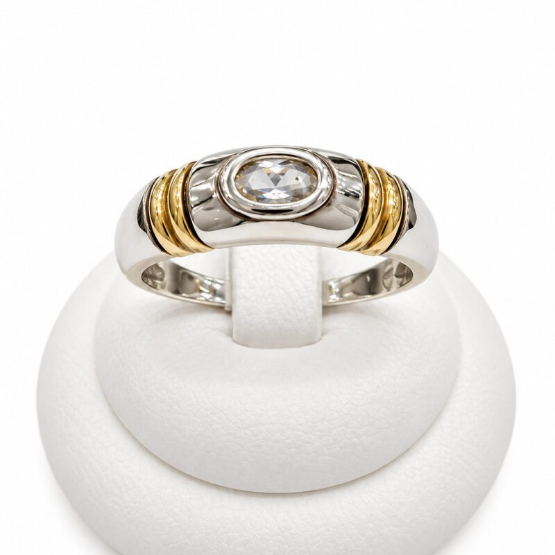 Anillo estilo cartier combinado Anillo estilo cartier combinado