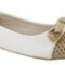 Balerinas Infantiles Croco Kids Zapato Gacela Blanco