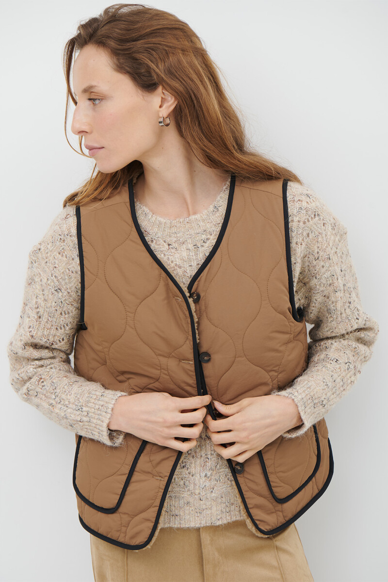 CHALECO FOREST BEIGE