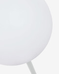 Lámpara de pie solar para exterior Dinesh de acero gris 120 cm Lámpara de pie solar para exterior Dinesh de acero gris 120 cm